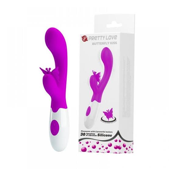 Butterfly Kiss Vibrador Ponto G Com Estimulador Em Formato De Borboleta Com 30 Vibrações
