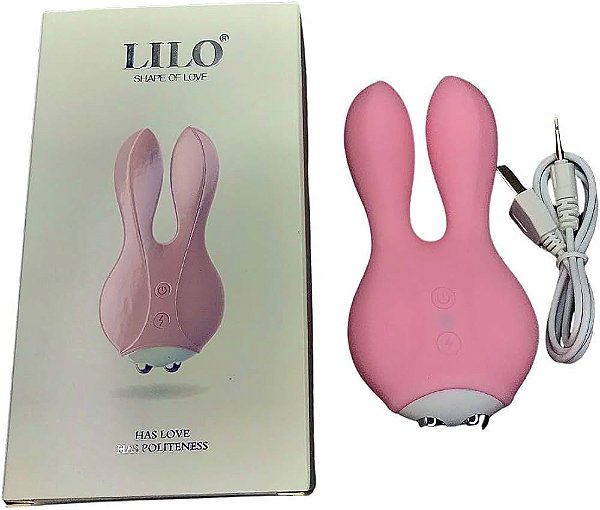 Vibrador em Forma de Coelho com 10 Modos de Vibração Shape of Love Lilo
