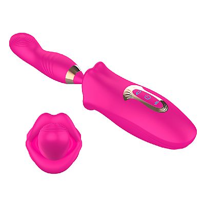 Boca - Vibrador de Ponto G e Clitóris com dedilhar - SI   Vibrador em formato de Boca. 2 Modos de vibração, 10 Modos de pulsação na boca, 10 modos de dedilhar / Strapless.  Ele simula os movimentos de uma língua durante o sexo oral, possui Formato de boca