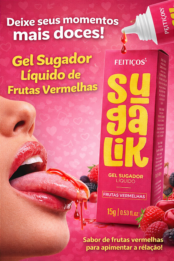 O Sugalik Gel é um gel excitante funcional da Feitiços Aromáticos (15g)