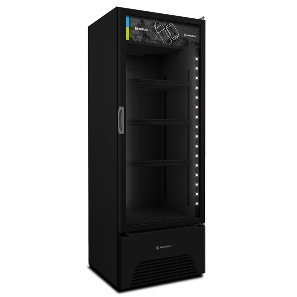 Refrigerador Expositor 406 Litros VB40 All Black Metalfrio