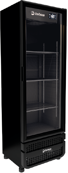 Expositor Refrigerador Full Black para Bebidas 454 litros VRS16 Imbera