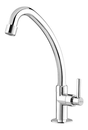 Torneira Cozinha Mesa Bica Movel Cromada Lagune Viqua