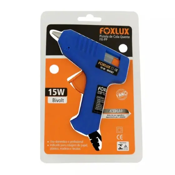 Pistola de Cola Quente Foxlux 15w