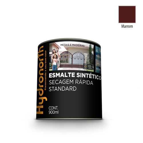 ESMALTE SINTÉTICO ALTO BRILHO MARROM - 900ML