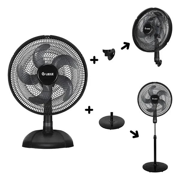 VENTILADOR LIEGE 50CM 3 EM 1 (220W)