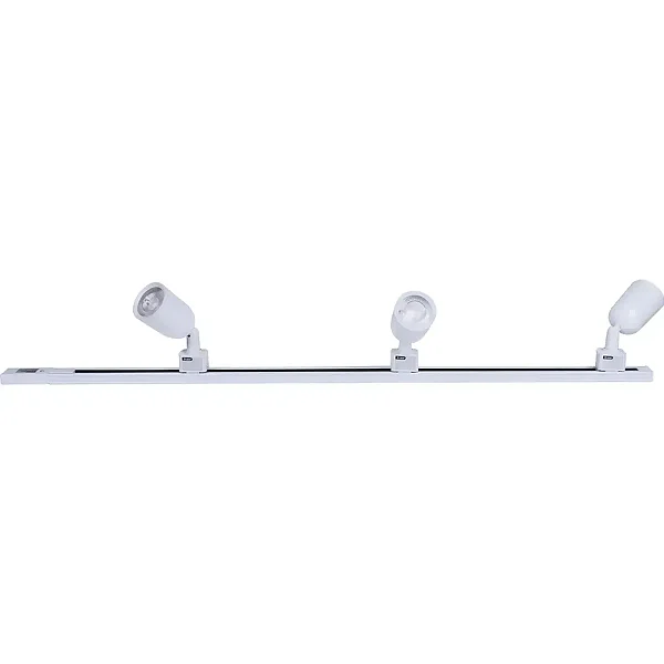 Kit trilho direct led 3x6w liege branco