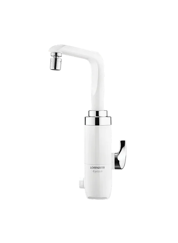 Torneira eletrônica  mesa branco cromado 220V