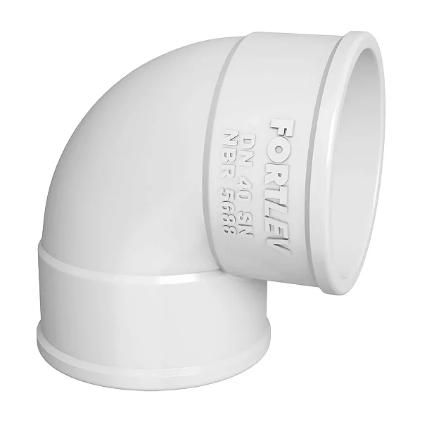 Kit joelho 90° esgoto com 50und  40mm Fortlev