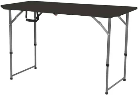 Mesa Dobrável Camper 120 Cm Preta Kala