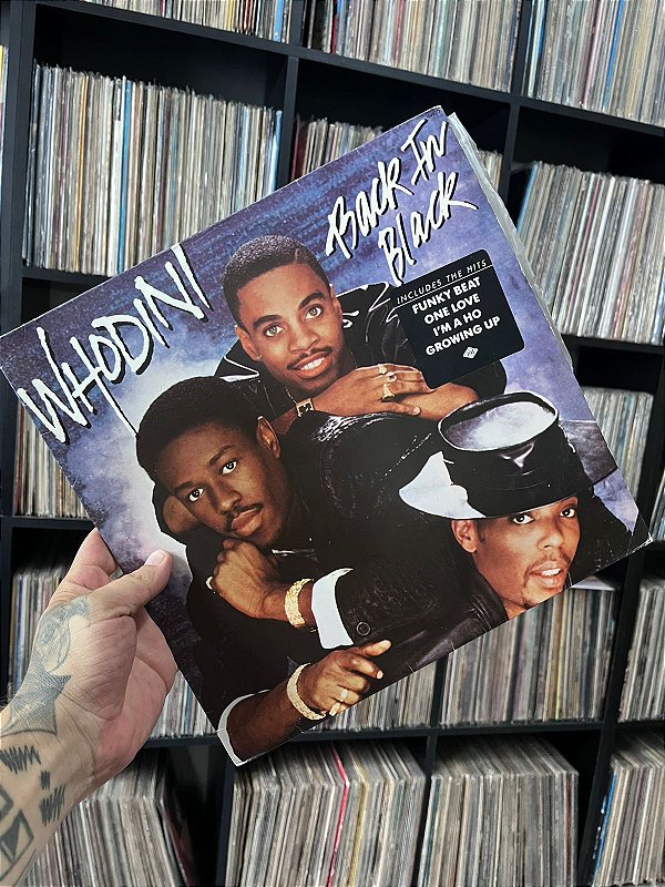 LP - WHODINI - BACK IN BLACK