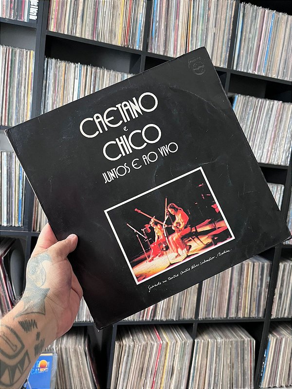 LP - CAETANO E CHICO - JUNTOS E AO VIVO