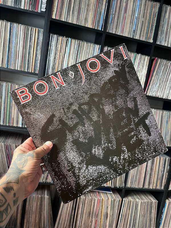 LP - BON JOVI - SLIPPERY WHEN WET