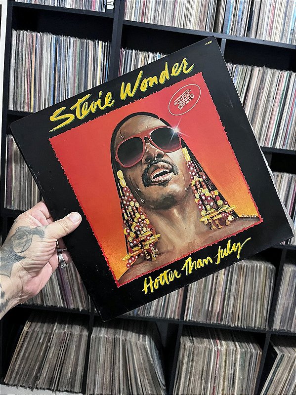 LP - STEVIE WONDER - HOTTER THAN JULY
