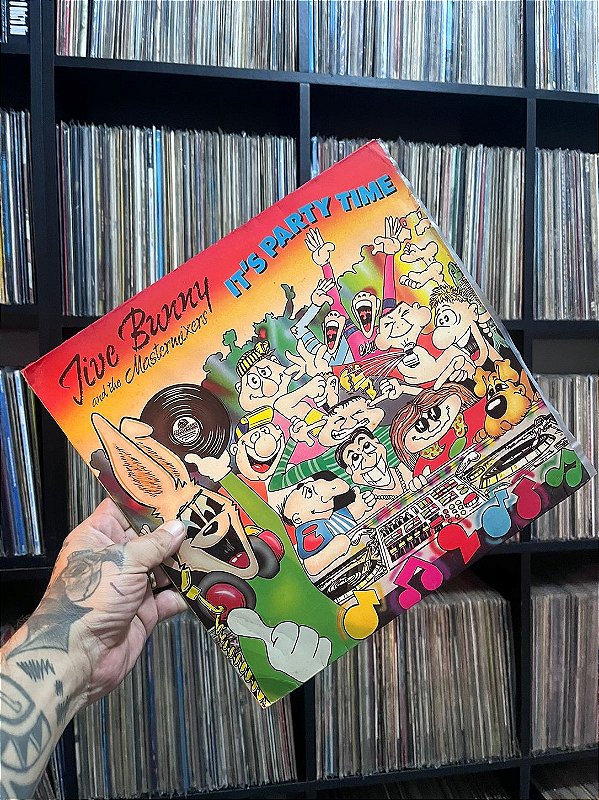 LP - JIVE BUNNY AND THE MASTERMIXERS - IT`S PARTY TIME