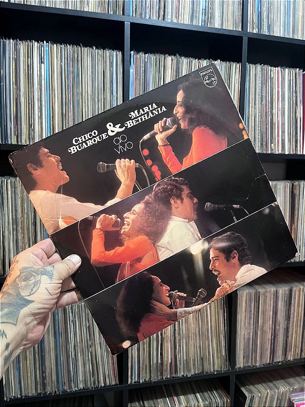 LP - CHICO BUARQUE E MARIA BETHANIA - CHICO BUARQUE E MARIA BETHANIA AO VIVO