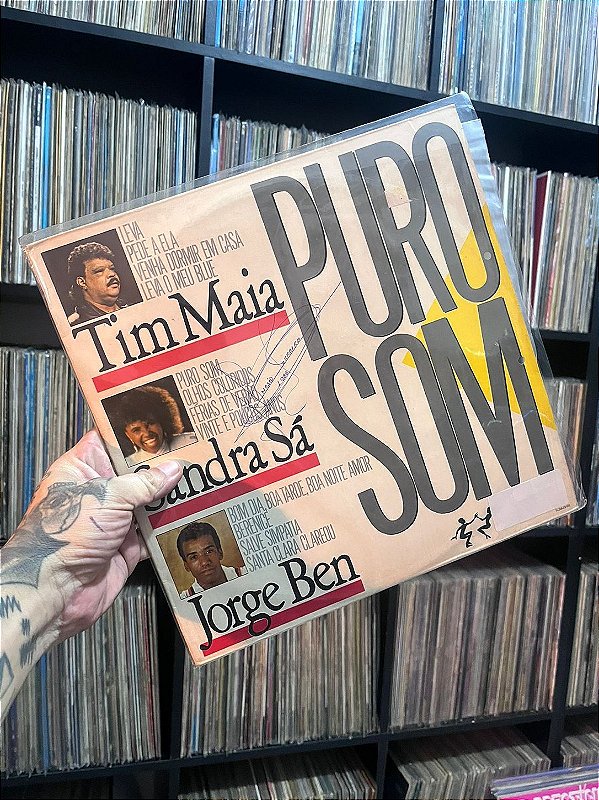 LP - TIM MAIA / SANDRA SÁ E JORGE BEN - PURO SOM