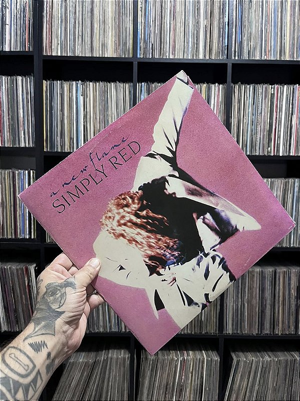 LP - SIMPLY RED - A NEW FLAME