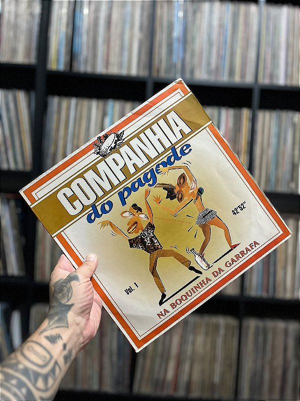 LP - COMPANHIA DO PAGODE - NA BOQUINHA DA GARRAFA