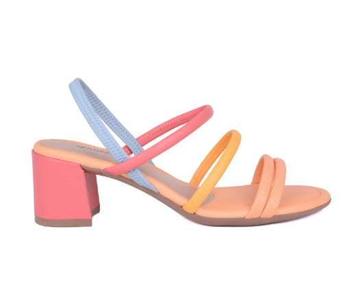 Sandalias Calçados Femininos Sandalia Fem Salto Medio Mississipi  Q6822