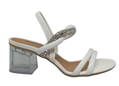 Sandalias Calçados Femininos Sandalia Fem Salto Medio Mississipi  Q7612