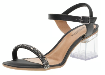 Sandalias Calçados Femininos Sandalia Fem Salto Medio Mississipi Q7611