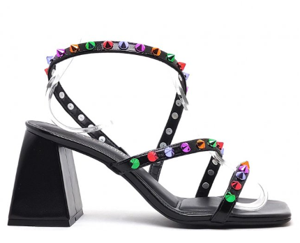 Sandalias Calçados Femininos Sandalia Divalentini Fem Salto Medio  474108789