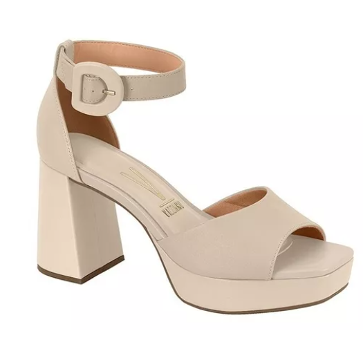 Sandalias Calçados Femininos Vizzano Sandalia Fem Salto Alto  6472103