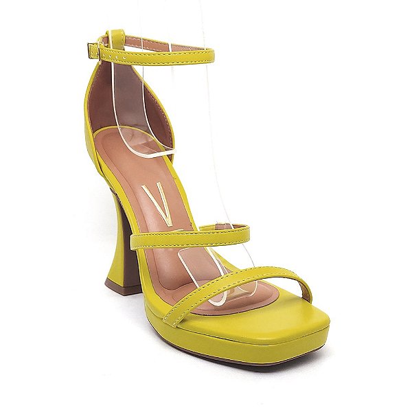 Sandalias Calçados Femininos Sandalia Vizzano Fem Salto Alto   6481102