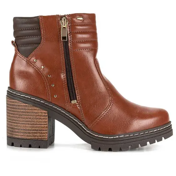 Bota Cano Curto Calçados Femininos Dakota Bota Fem Cano Curto Salto Baixo G8001
