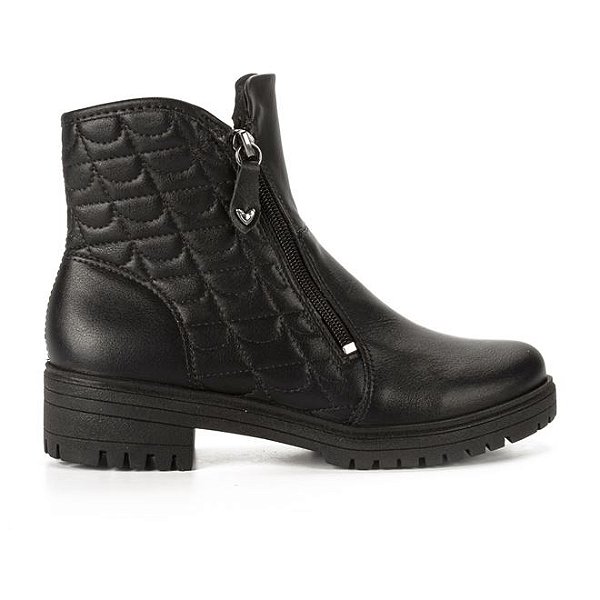 Bota Fem Mississipi Cano Curto Mi842 Preto