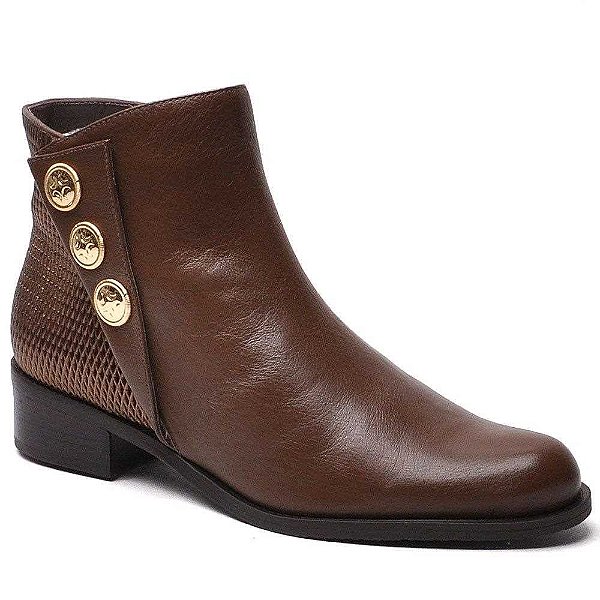 Bota Fem Luz Da Lua Cano Curto S246028i222 Saara