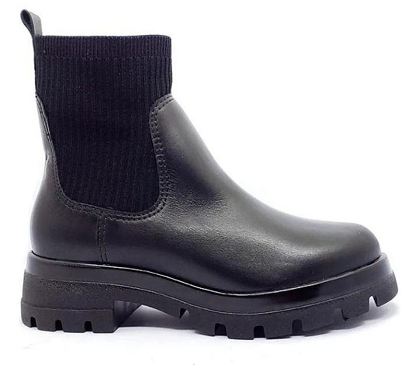 Bota Cano Curto Calçados Femininos Bottero Bota Fem Cano Curto Salto Baixo 362902