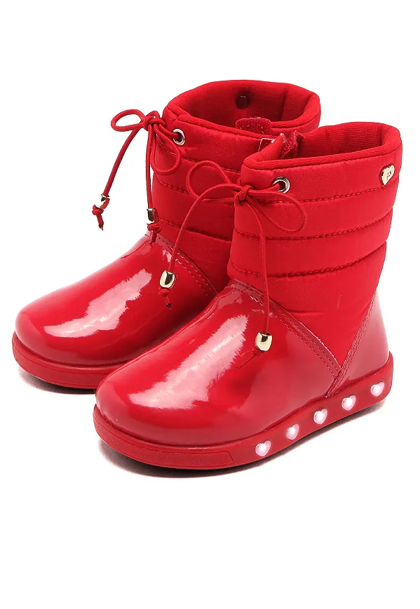 Bota  Calçados Infantis Pampili Bota Inf Fem Cano Curto 165058