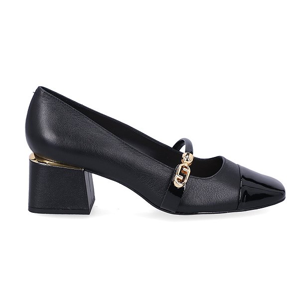 Sapatos Calçados Femininos Luz Da Lua Sapato Fem Salto Medio 80520002