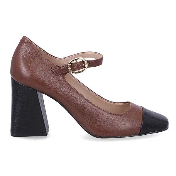 Sapatos Calçados Femininos Luz Da Lua Sapato Fem Salto Medio 60540002