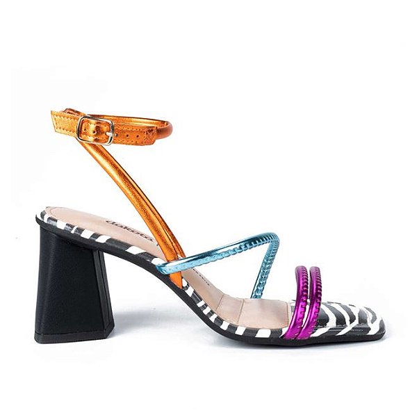Dakota Sandalia Fem Salto Medio Y0982 Pink