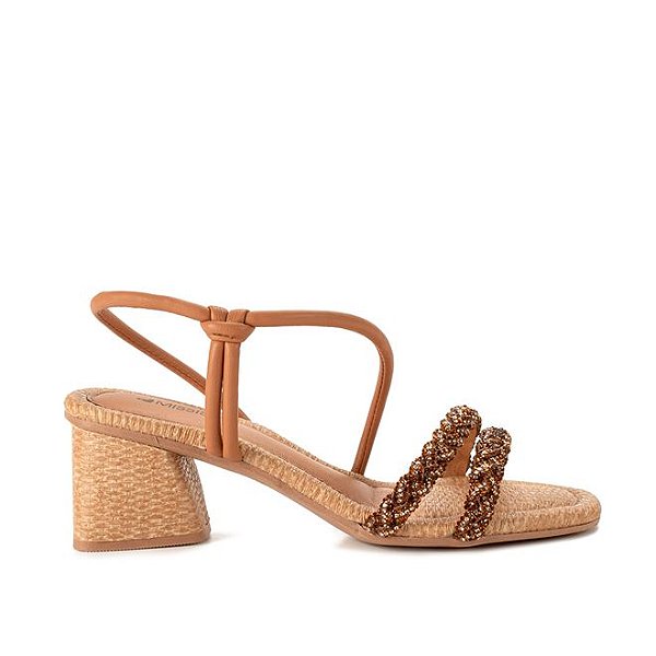 Sandalias Calçados Femininos Mississipi Sandalia Fem Salto Medio Q9701