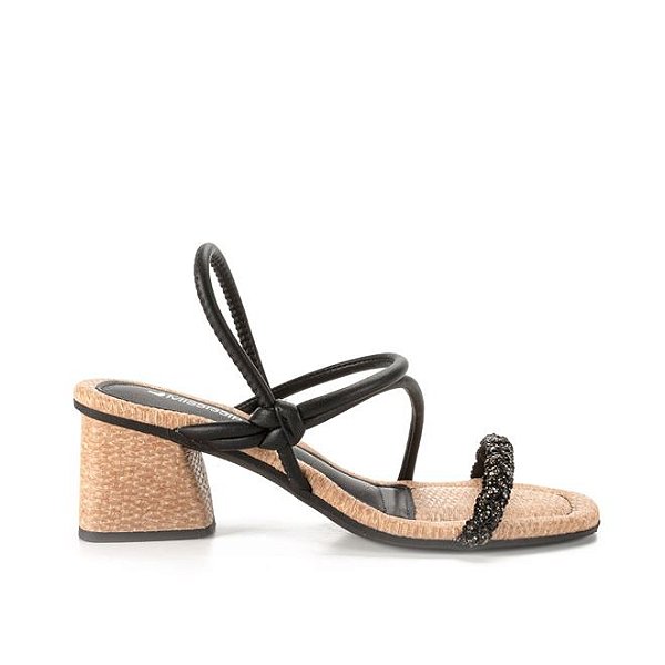Sandalias Calçados Femininos Mississipi Sandalia Fem Salto Medio Q9703