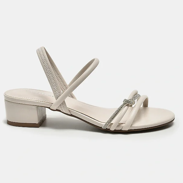 Sandalias Calçados Femininos Via Marte Sandalia Fem Salto Baixo 106007