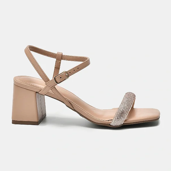 Sandalias Calçados Femininos Via Marte Sandalia Fem Salto Medio 171010