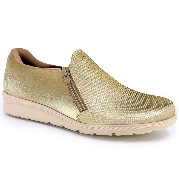 Sapatos Femininos Usaflex Mm1801 Ouro