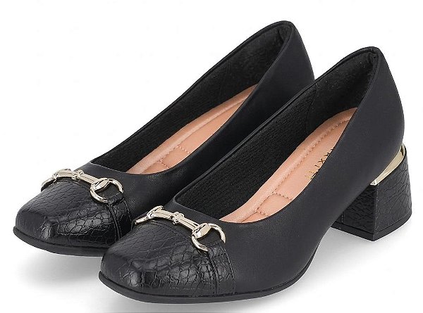 Sapatos Calçados Femininos Piccadilly Sapato Fem Salto Baixo 748026