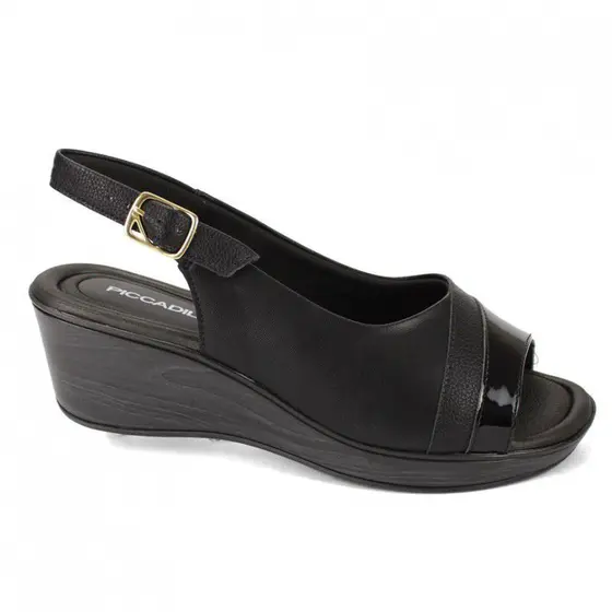Sandalias Calçados Femininos Piccadilly Sandalia Anabela Fem 540266