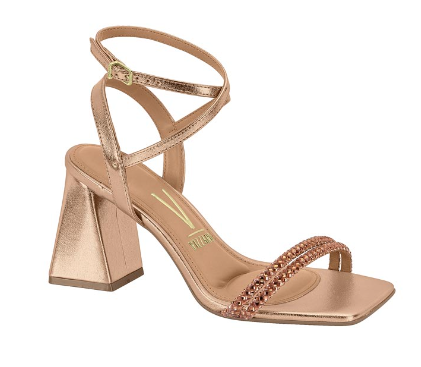 Sandalias Calçados Femininos Vizzano Sandalia Fem Salto Medio 6464419