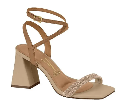 Sandalias Calçados Femininos Vizzano Sandalia Fem Salto Medio 6464119
