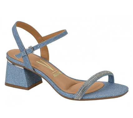 Sandalias Calçados Femininos Vizzano Sandalia Fem Salto Medio 6428130