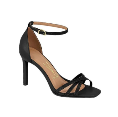 Sandalias Calçados Femininos Vizzano Sandalia Fem Salto Alto  6249490