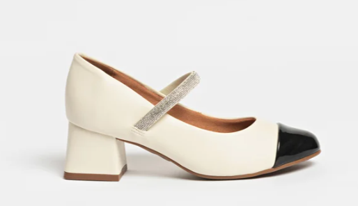 Sapatos  Femininos Vizzano Salto Medio 1423103 Branco Off