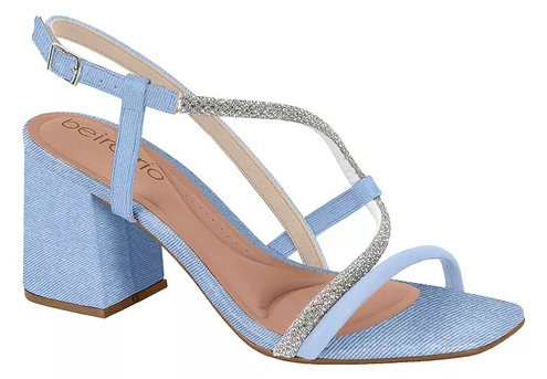Sandalias Calçados Femininos Beira Rio Sandalia Fem Salto Medio 8436222